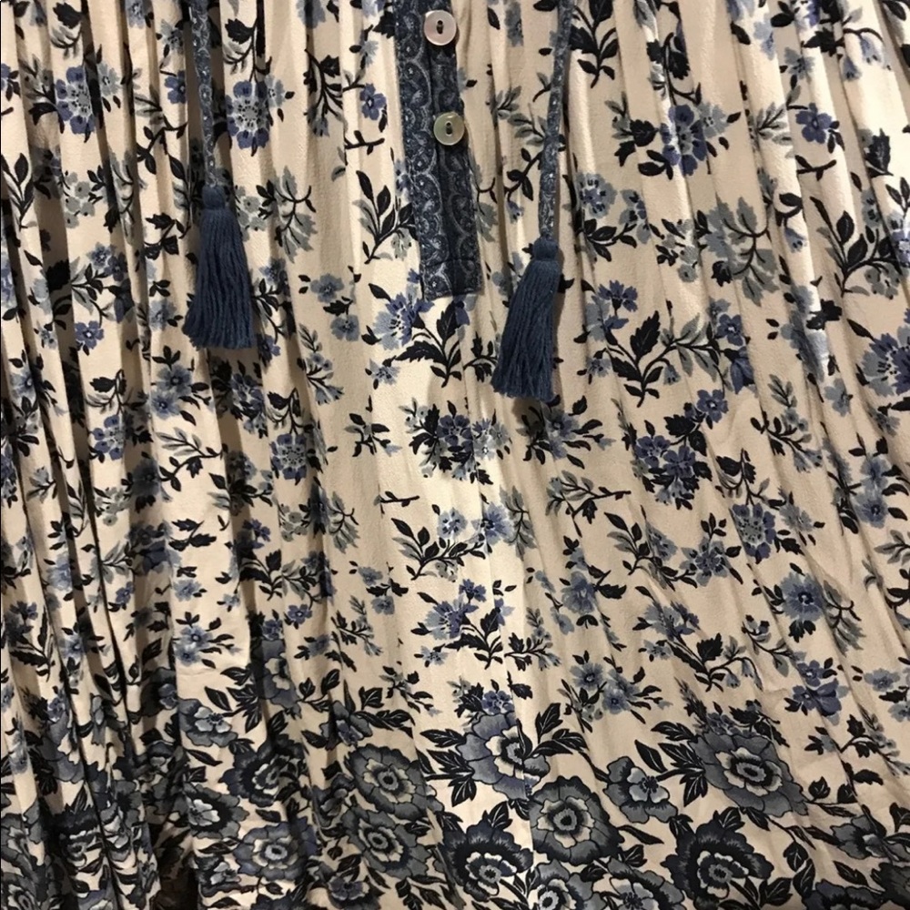 SOLD Spell Elle Dress in Indigo - Picture 5 of 8